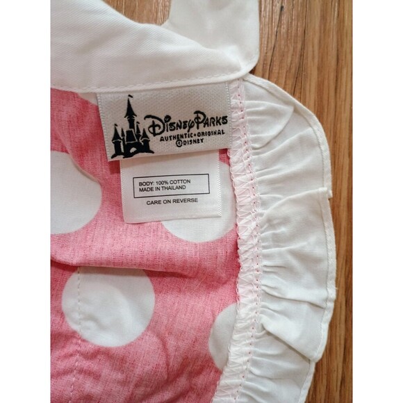 Disney Parks Authentic Original Minnie Mouse Half Apron *Red/White Dot/Ruffle - Picture 5 of 6